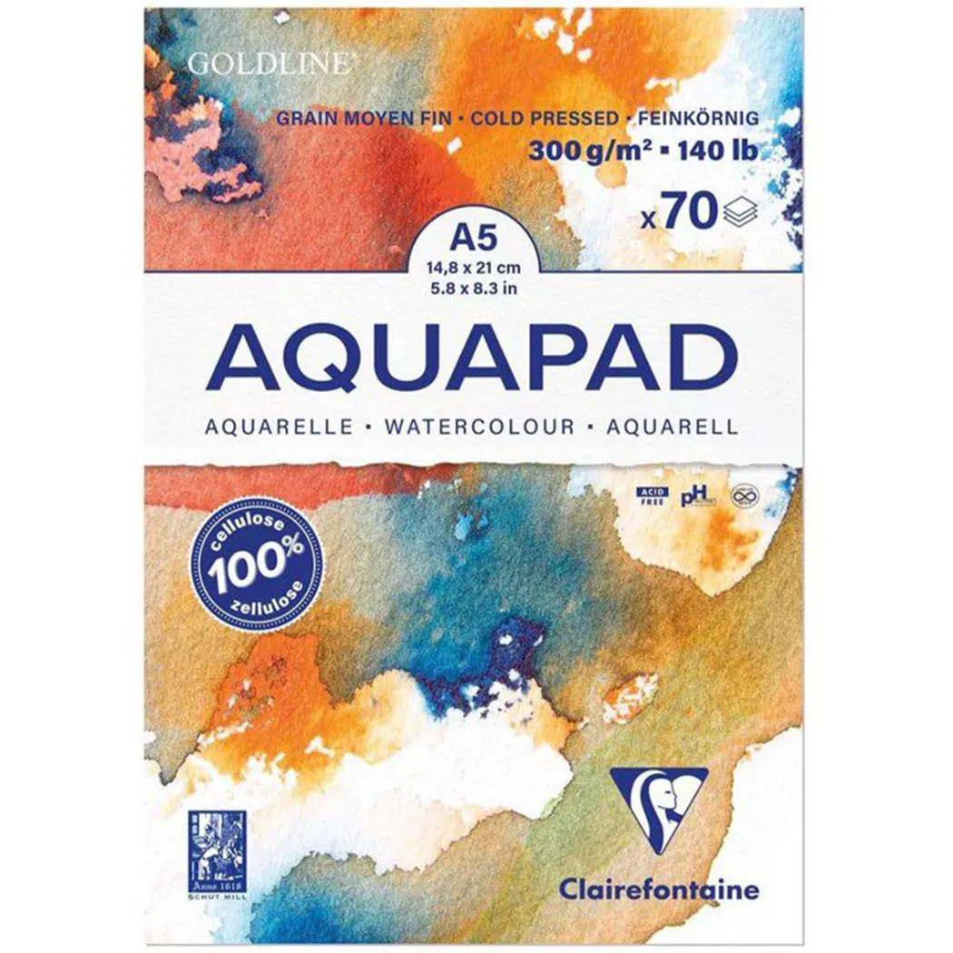 Aquapad Akvarellblock 300g A5