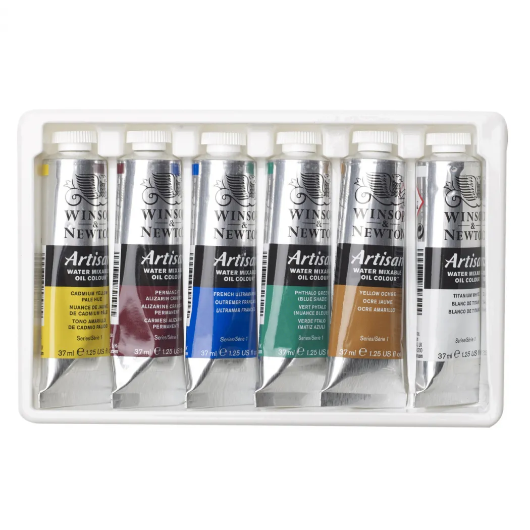 Artisan Oljefärg (vattenlöslig) Beginners 6-set 37 ml