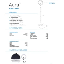 Aura Ring Floor Lamp