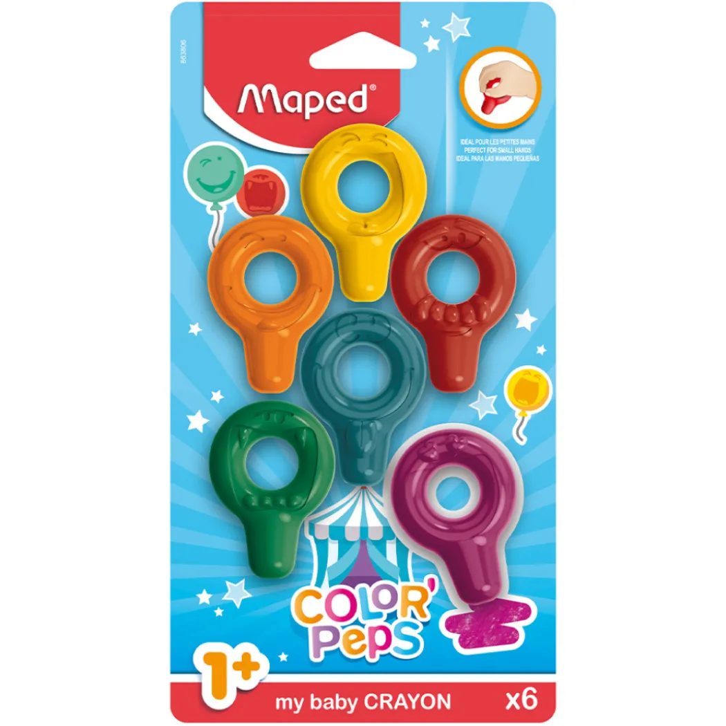 Babykritor Color Peps 6-pack (1 år+)