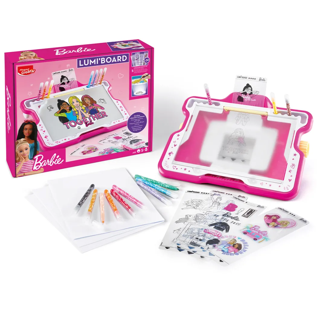 Barbie Ljusbord ritset 65 delar