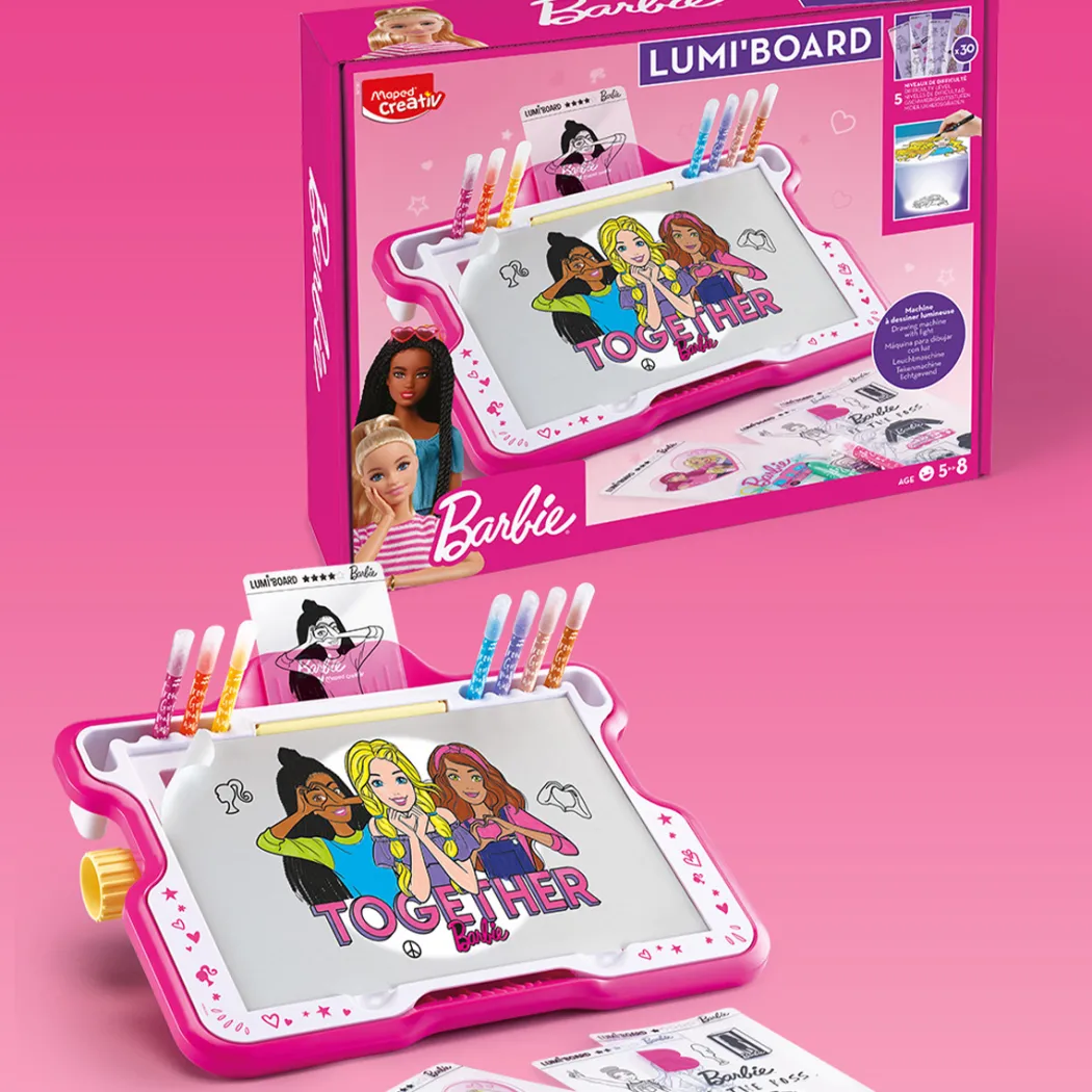 Barbie Ljusbord ritset 65 delar