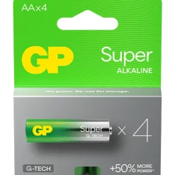 Batteri Super Alkaline AA 4-pack
