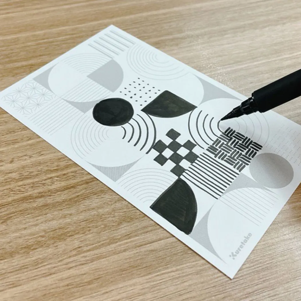 Bimoji Fude Brush Pen 5-set