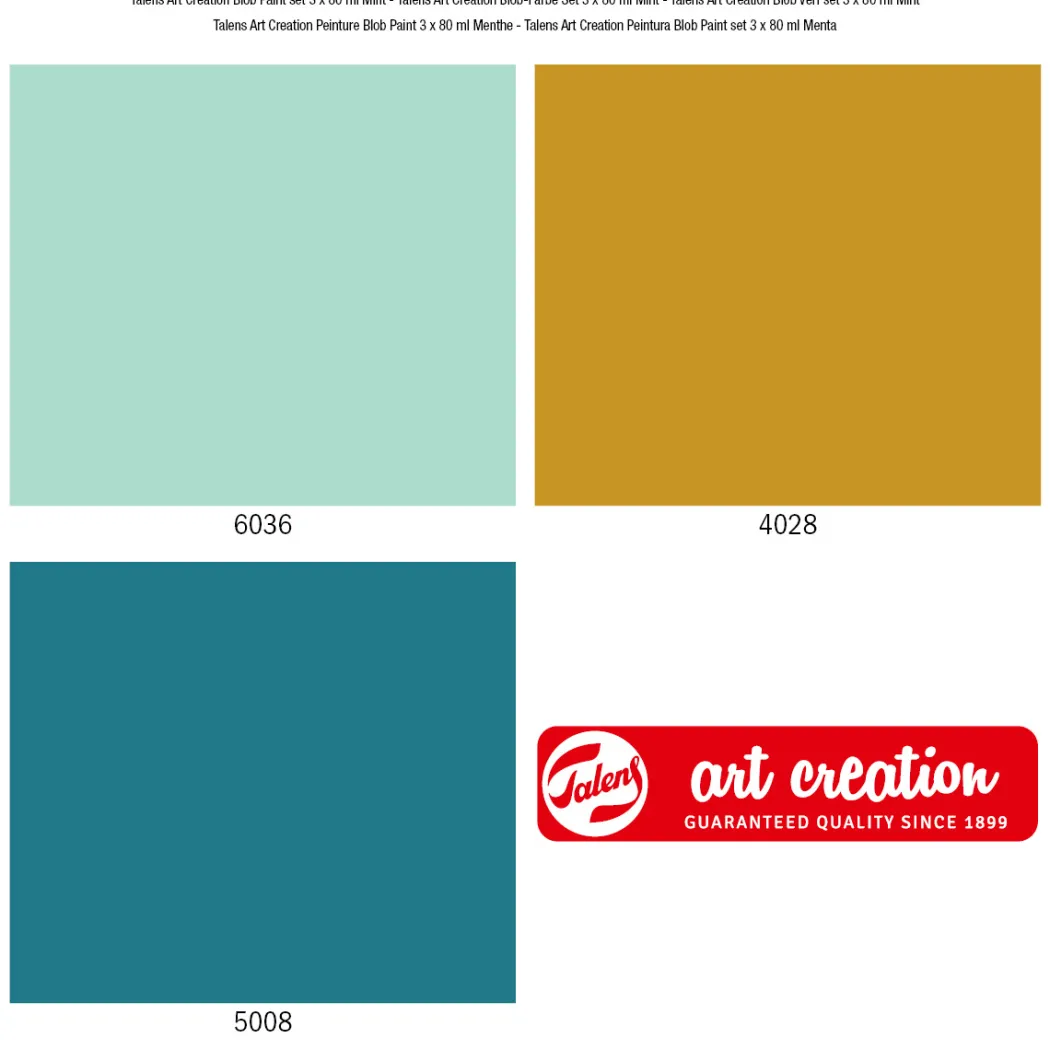 Blob Paint set Mint