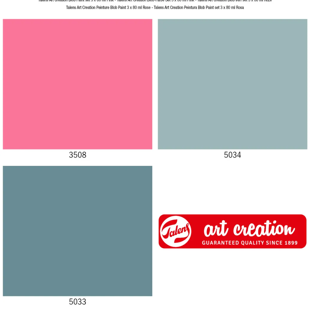 Blob Paint set Pink