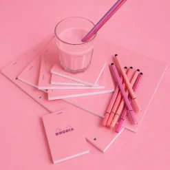 Block Pink No.18 A4 Linjerat