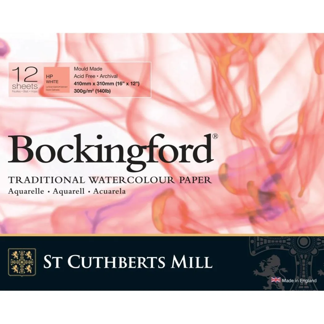 Bockingford Akvarellblock 410x310mm 300g HP