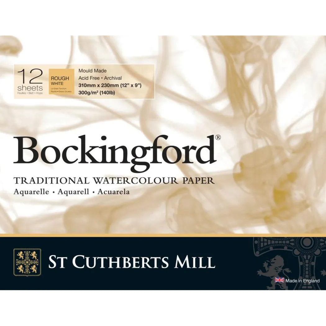 Bockingford Akvarellblock 310x230mm 300g Rough