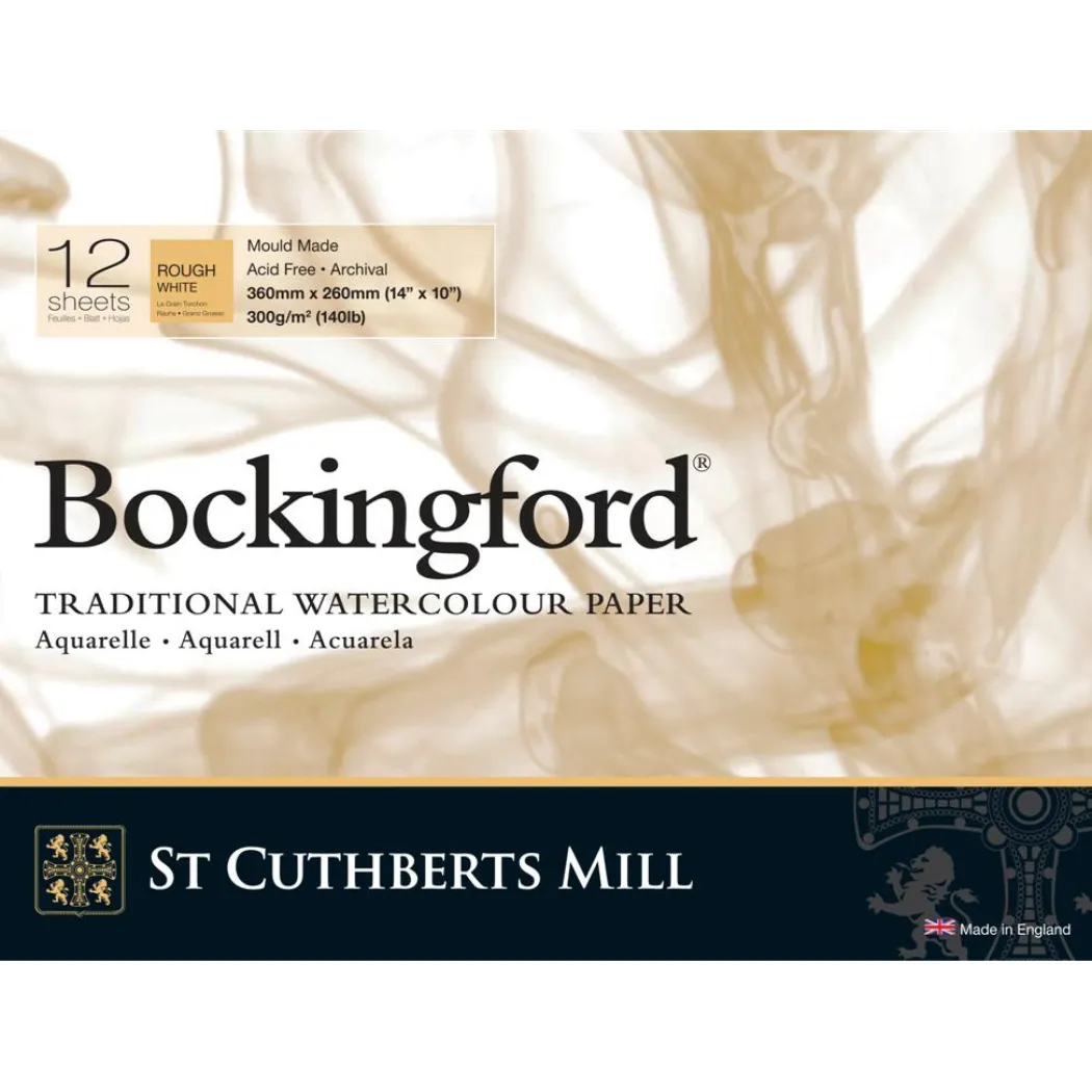 Bockingford Akvarellblock 360x260mm 300g Rough
