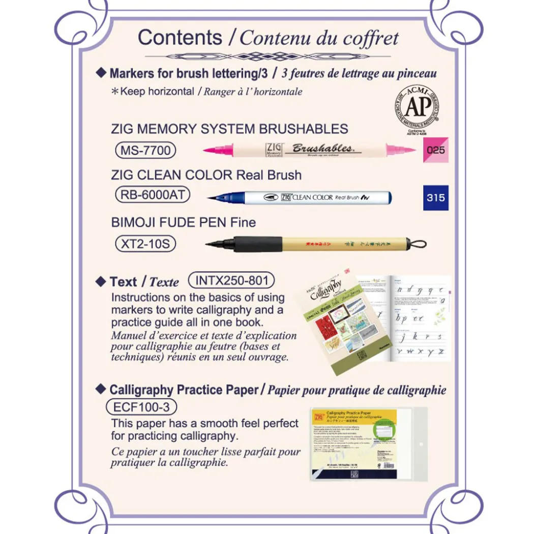 Brush lettering Starter Set