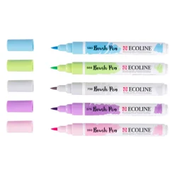 Brush Pen Pastel 5-set