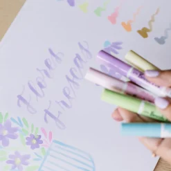Brush Pen Pastel 5-set