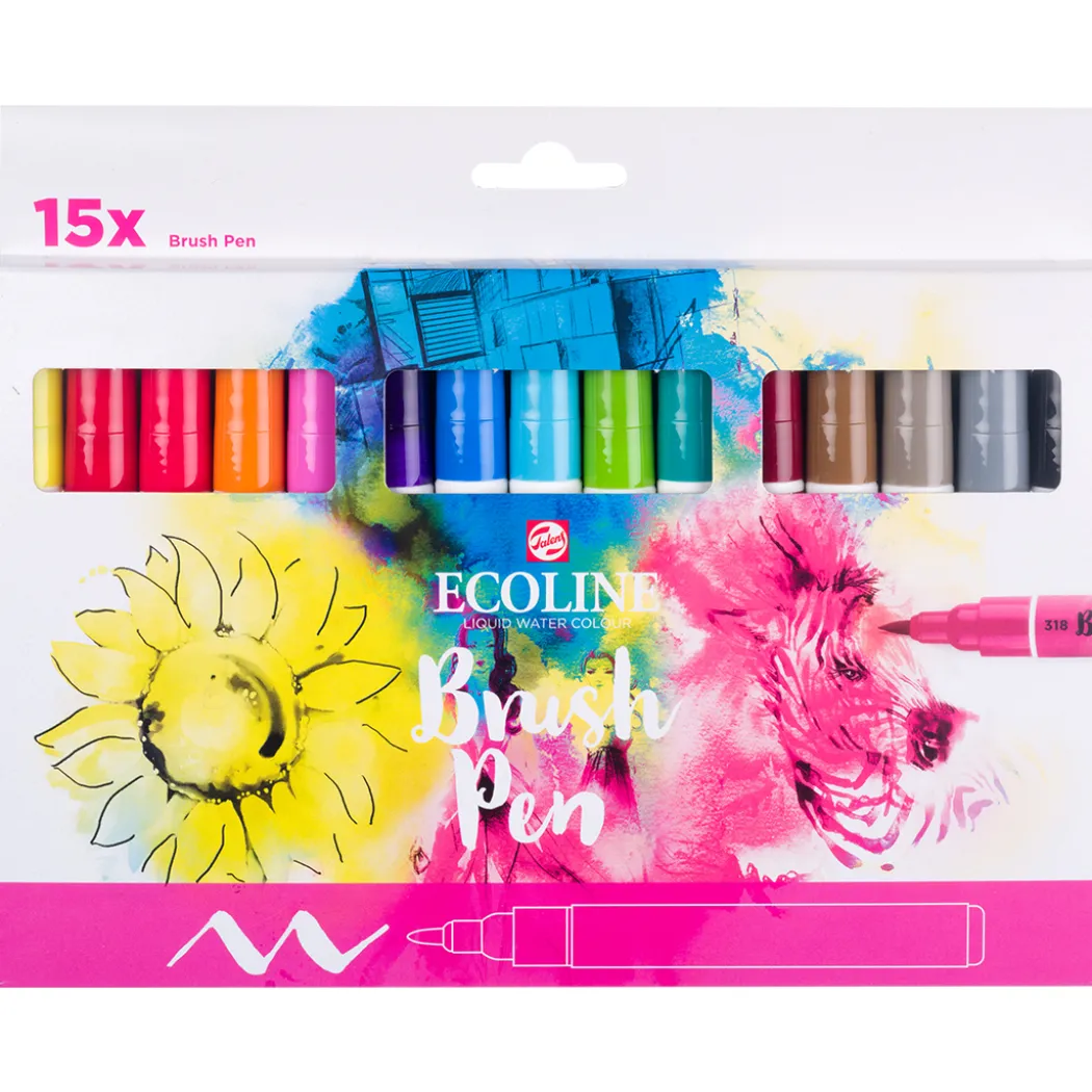 Brush Pen 15-set