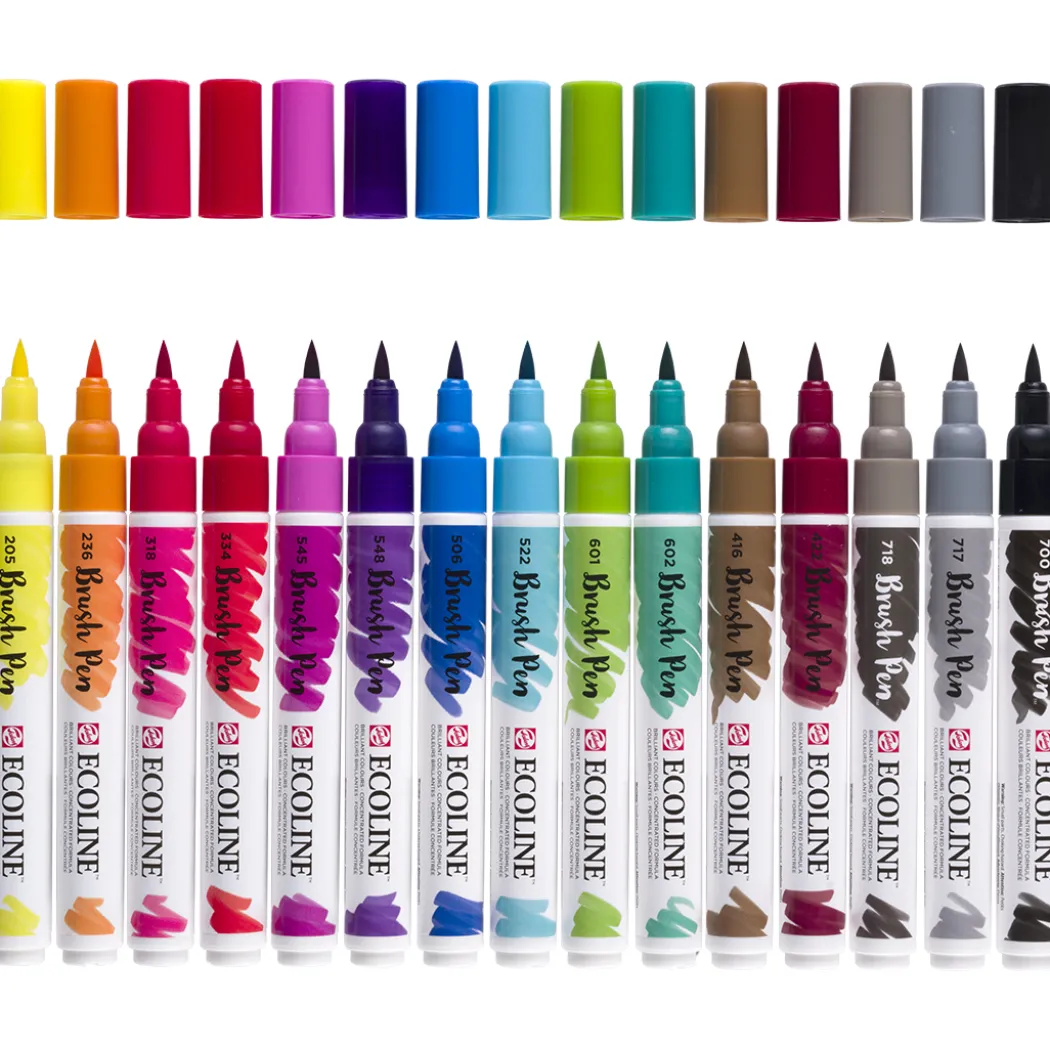 Brush Pen 15-set