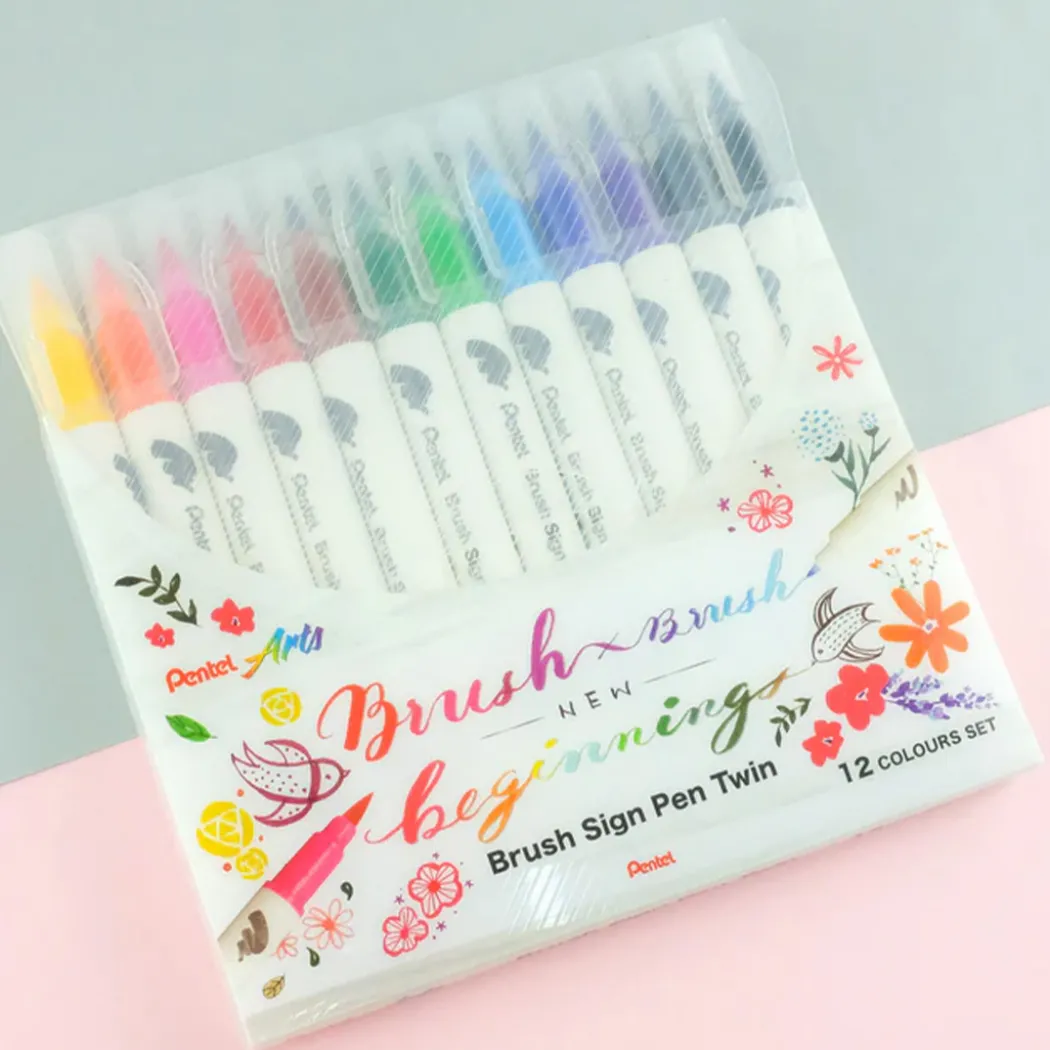 Brush Sign Pen Twin 12-pack