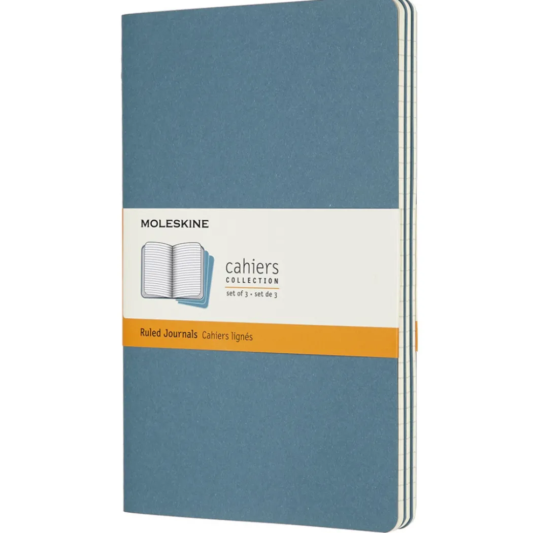 Cahier Notebook Large Brisk Blue Linjerad