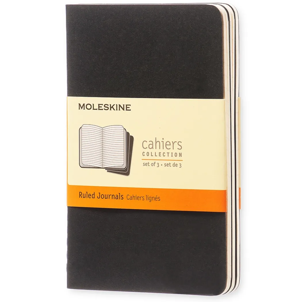 Cahier Notebook Pocket Black