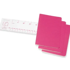 Cahier Notebook Pocket Pink Linjerad