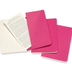 Cahier Notebook Pocket Pink Linjerad