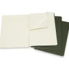 Cahier Notebook XL Green Linjerad