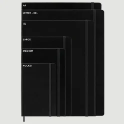 Cahier Notebook XL Green Linjerad