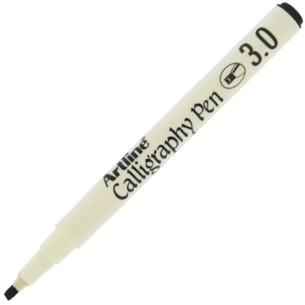 Calligraphy Pen 3-pack Black
