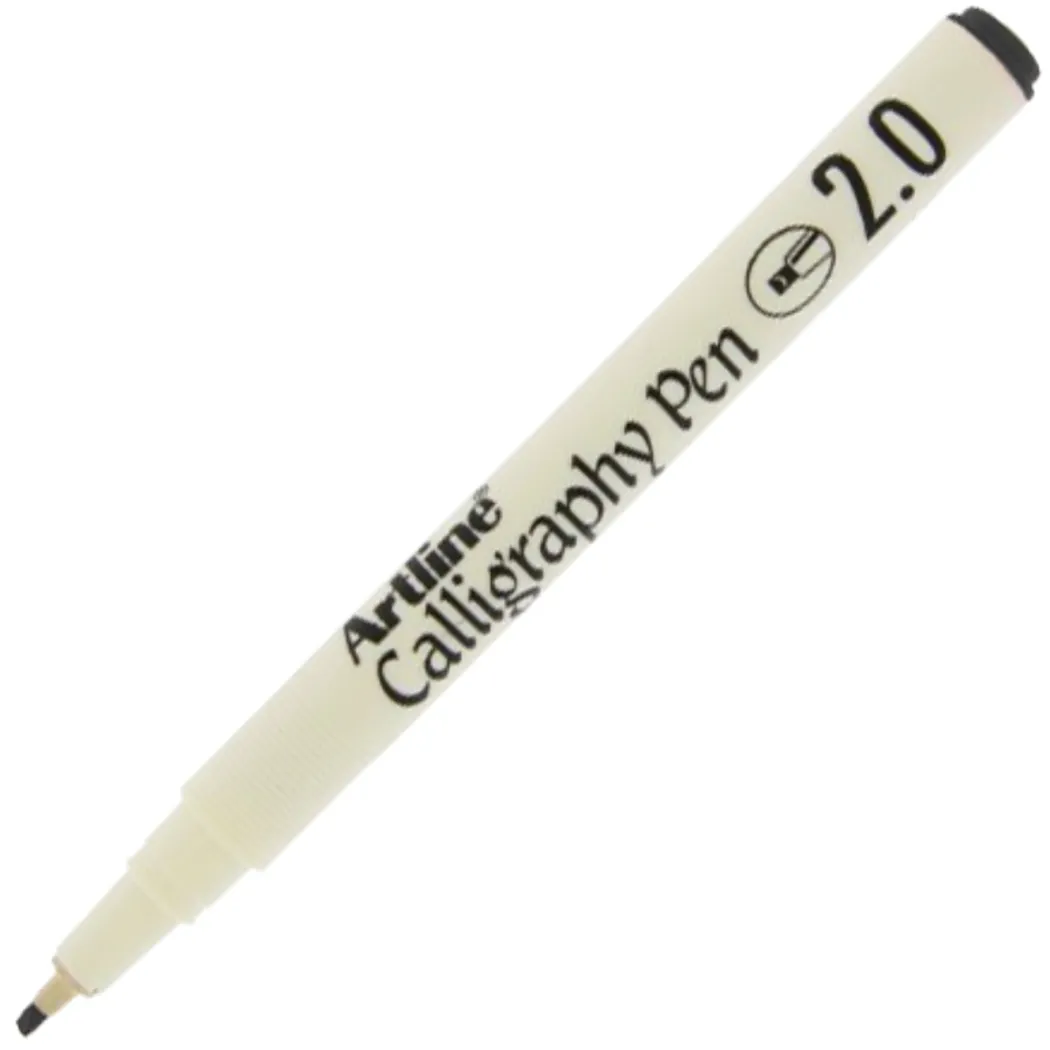 Calligraphy Pen 3-pack Black