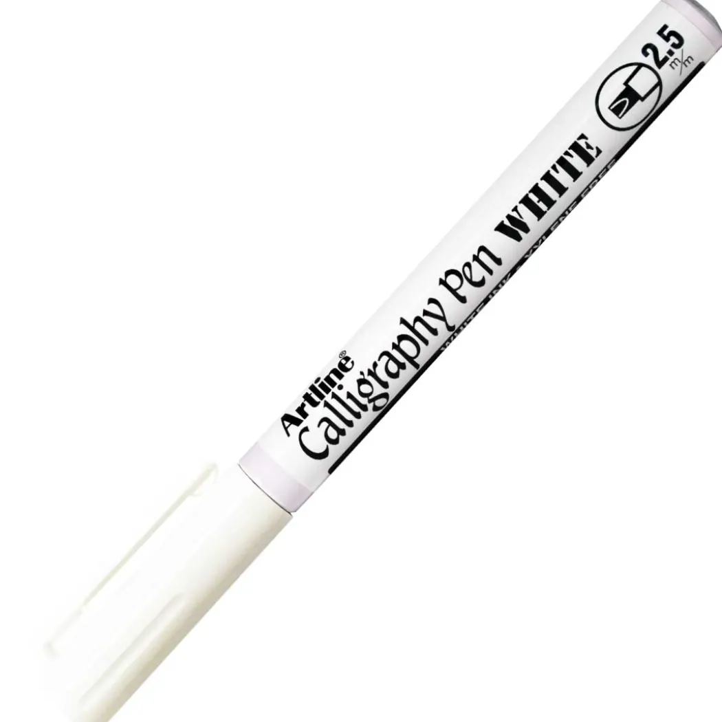 Calligraphy Pen White 2.5 mm