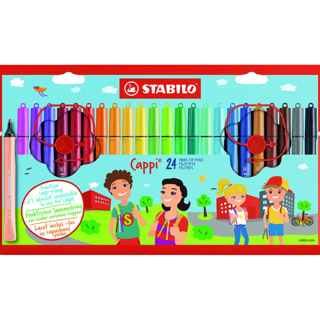 Cappi Tuschpennor 24-pack