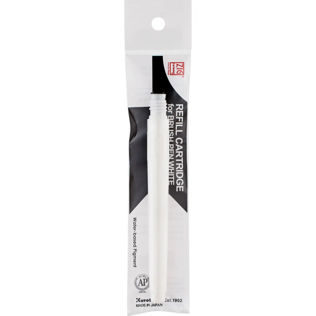 Cartoonist Brush Pen refill White