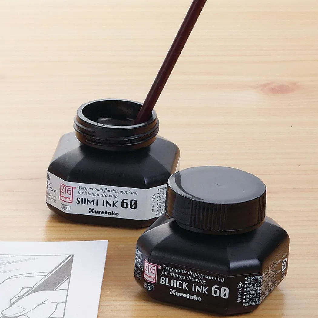 Cartoonist Sumi Ink 60 ml Black