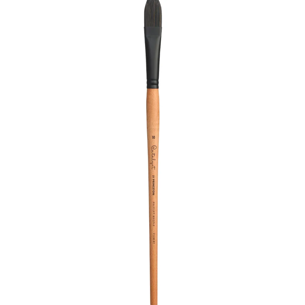 Catalyst Syntetpensel långt skaft Filbert size 10
