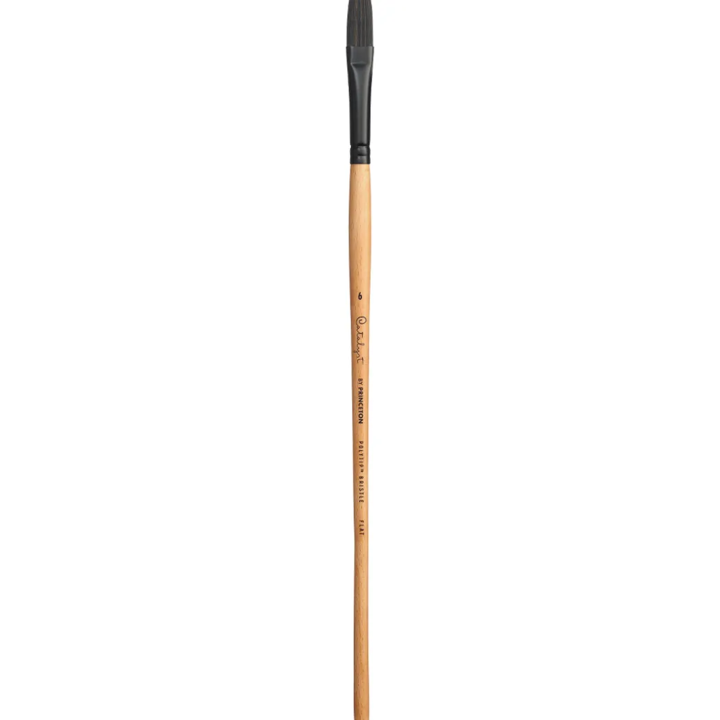 Catalyst Syntetpensel långt skaft Platt size 6