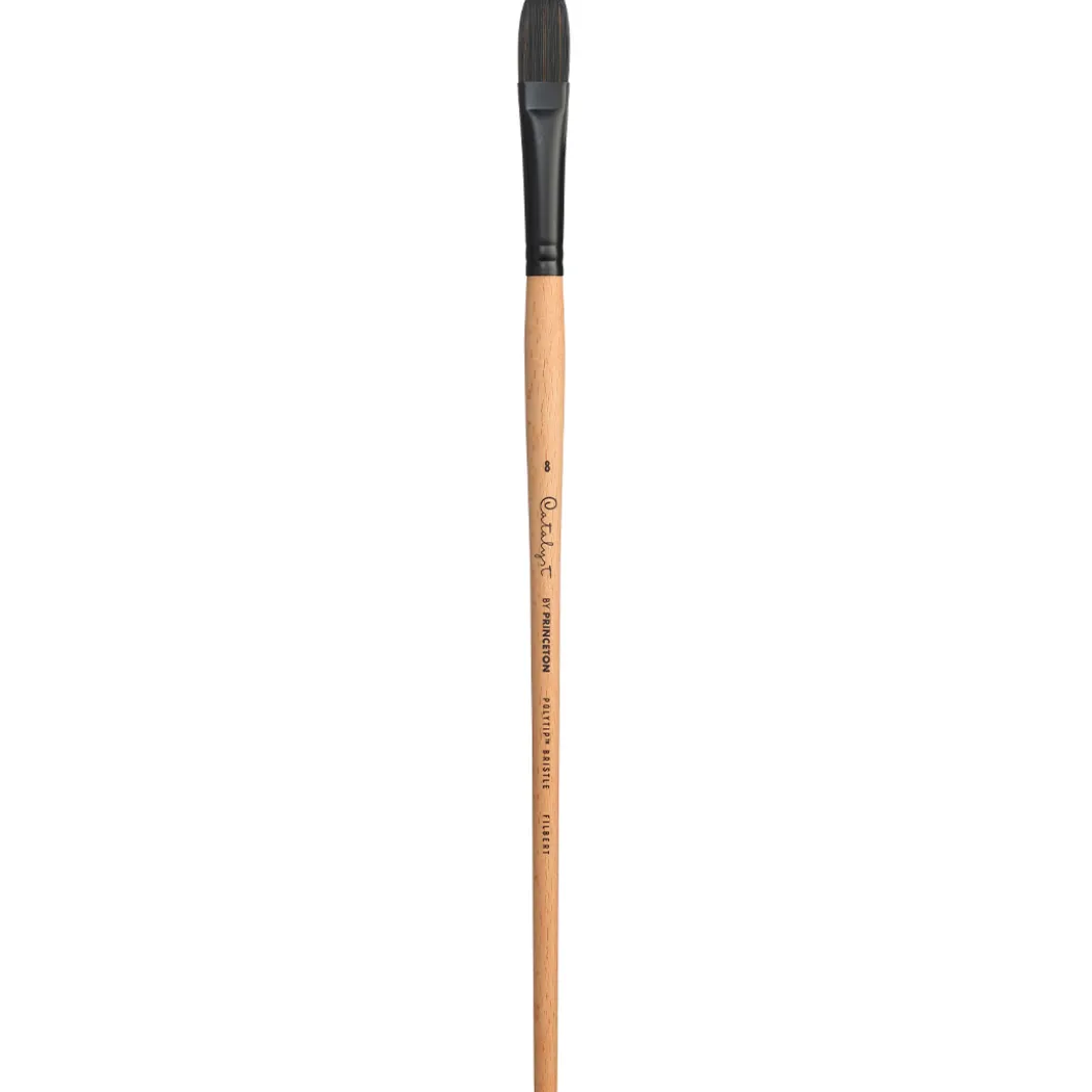 Catalyst Syntetpensel långt skaft Filbert size 8