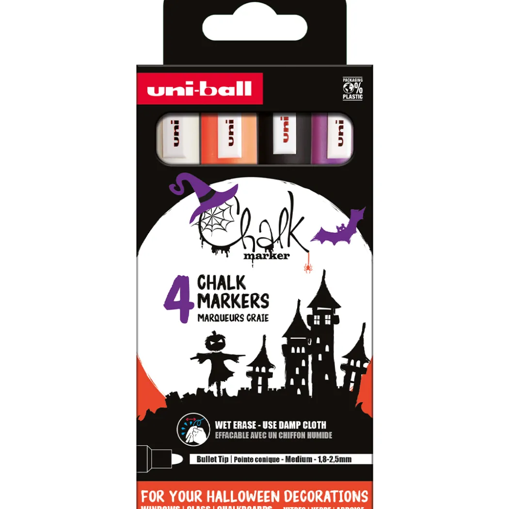 Chalk Marker PWE-5M Halloween 4-set