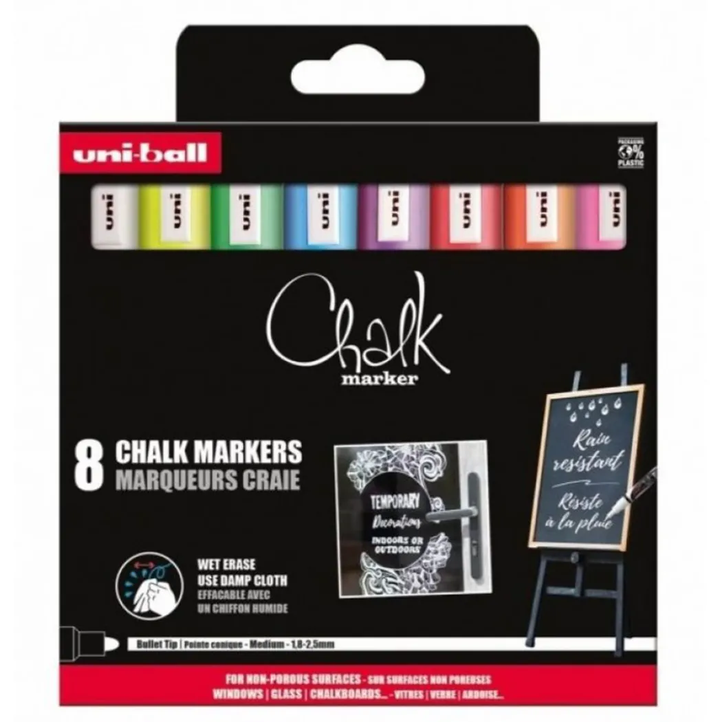 Chalk Marker PWE-5M 8-set