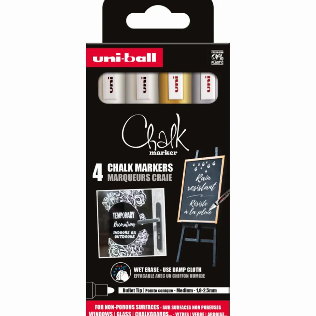Chalk Marker PWE-5M 4-set No 3