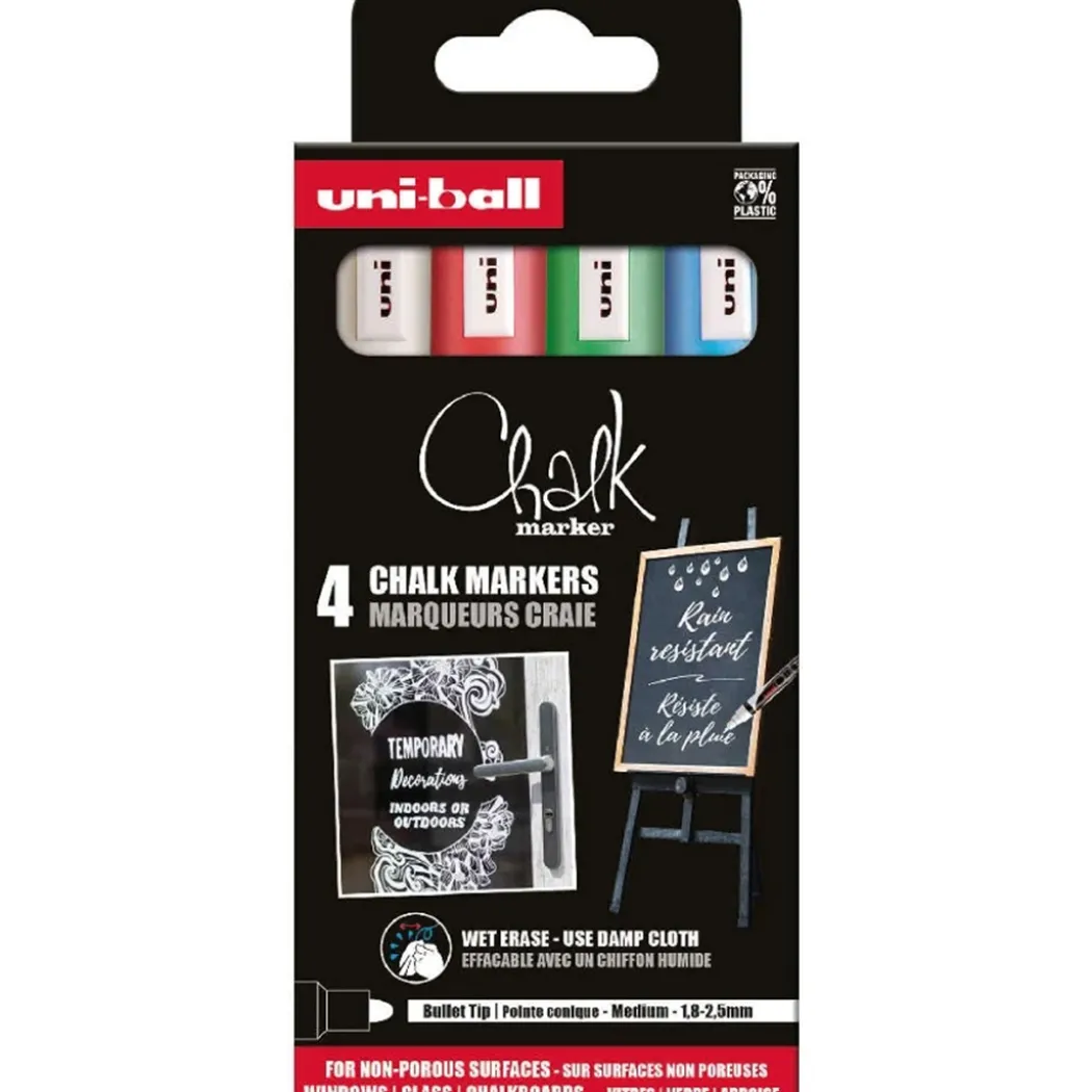 Chalk Marker PWE-5M 4-set No 1