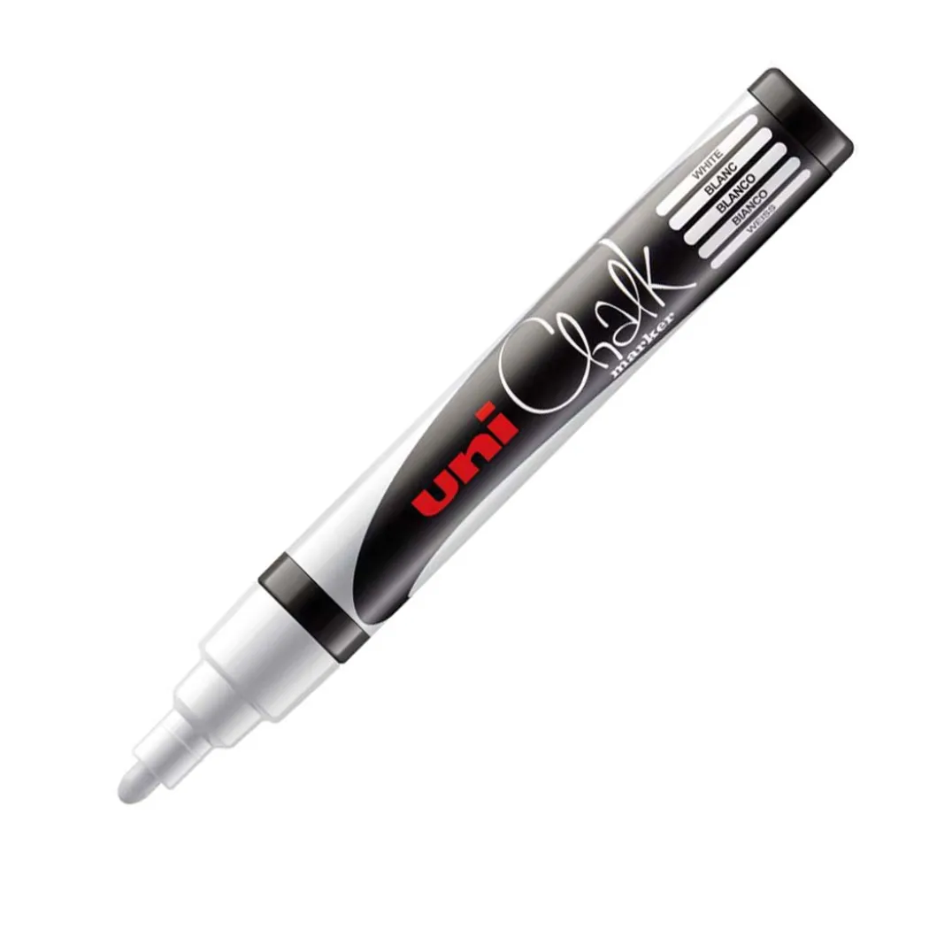 Chalk Marker PWE-5M 4-set White