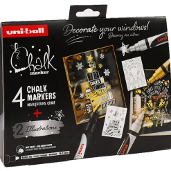 Chalk Marker PWE-5M XMAS 4-set