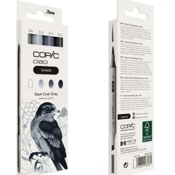 Ciao Shade Set Dark Cool Gray 4-pack