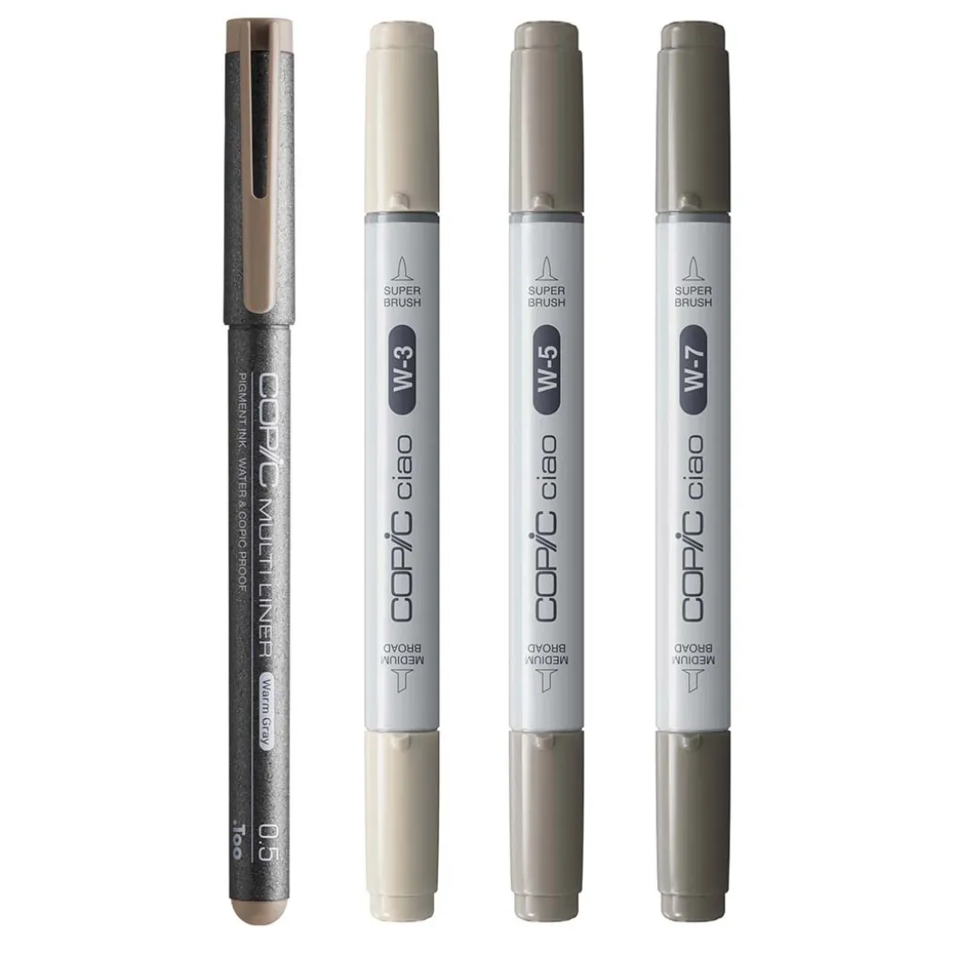 Ciao Shade Set Dark Warm Gray 4-pack