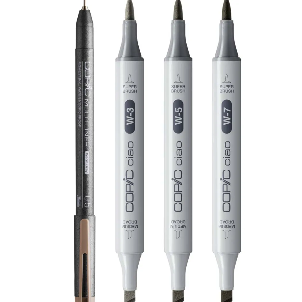 Ciao Shade Set Dark Warm Gray 4-pack