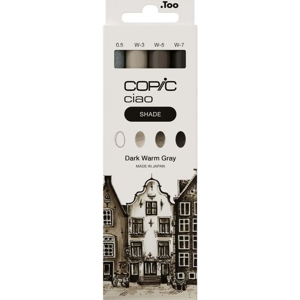 Ciao Shade Set Dark Warm Gray 4-pack