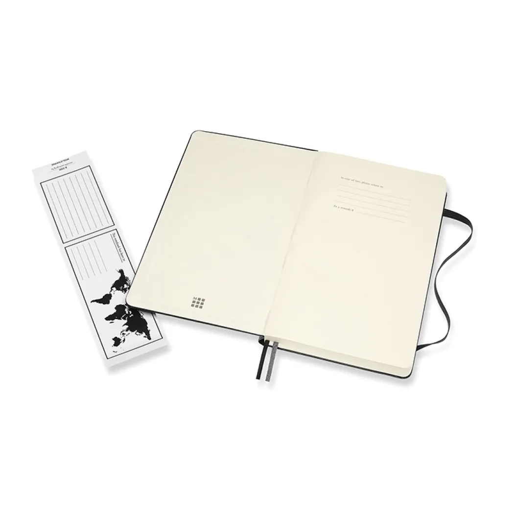 Classic Hard Cover Notebook Expanded Black
