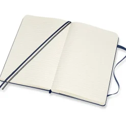 Classic Hard Cover Notebook Expanded Blue Linjerad