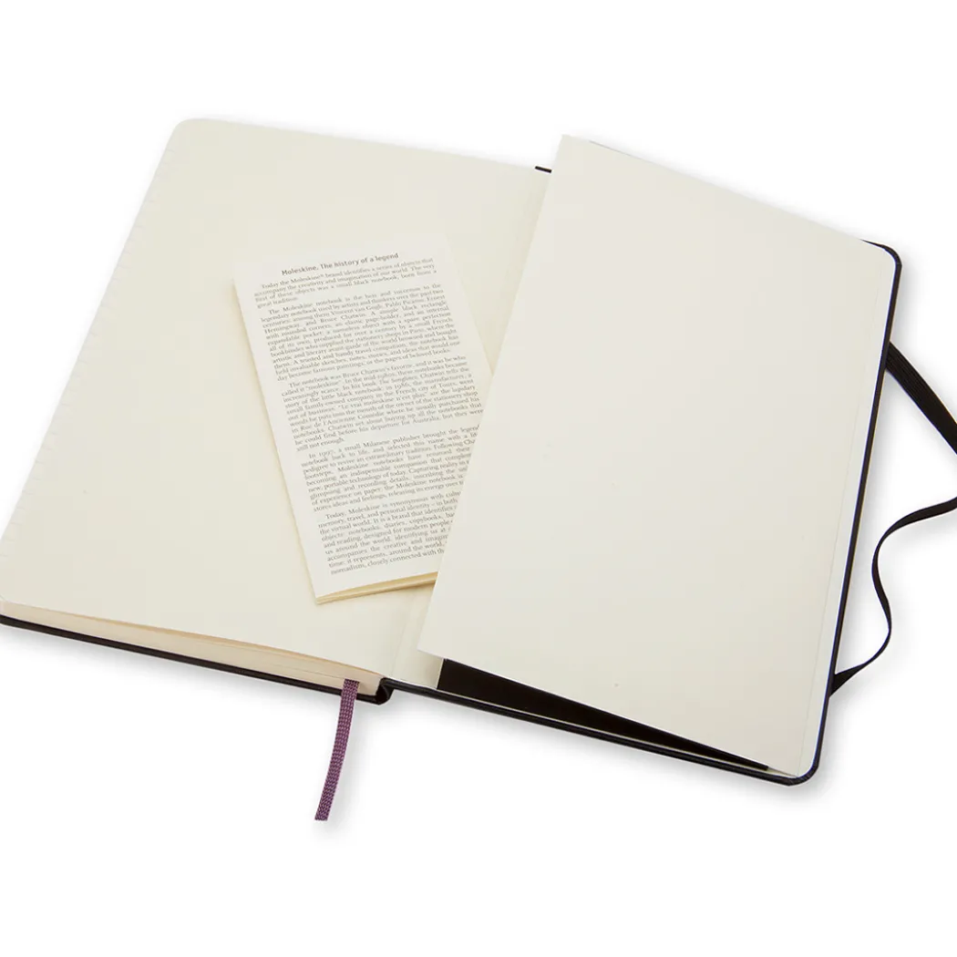 Classic Hard Cover Notebook Large Black