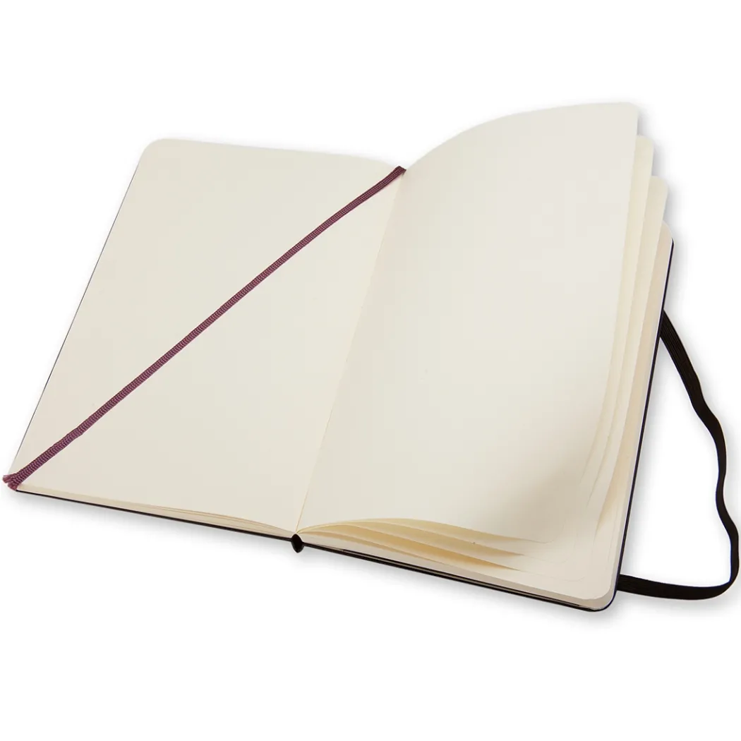 Classic Hard Cover Notebook Large Black