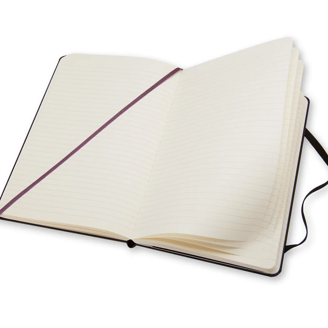 Classic Hard Cover Notebook Large Black